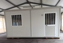 Un container-ambulatorio per i vaccini antinfluenzali