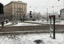 Maltempo, neve nel Nord Italia
