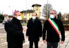 Deposte due corone per commemorare i Martiri davanti al monumento di Belfiore