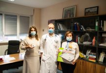 Doni di Natale al reparto di Emodialisi del Poma da parte del Rotary Mantova-S.Giorgio