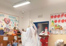 Santa Lucia alla scuola materna Casa dei bambini