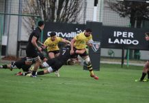 Rugby Top 10 – Viadana battuto nettamente a Padova tuttineri