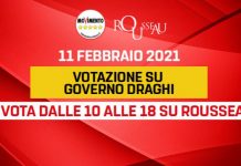 M5S, domani il voto sul sostegno al Governo Draghi