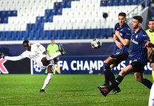 Atalanta in 10 cede solo nel finale, Real vince 1-0