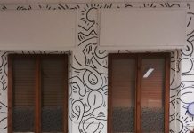 I carotaggi sui muri delle elementari di Asola diventano opere pittoriche