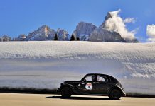 A Cortina d’Ampezzo domina la Scuderia virgiliana Classicteam Fontanella-Covelli su Lancia Aprilia al terzo successo