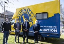 L’unità mobile Lions in campo per la campagna di vaccinazione delle persone disabili