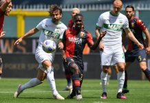 Sassuolo prosegue il sogno Europa, 2-1 in casa Genoa