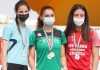 Atletica – Giulia Guarriello, titolo regionale nei 100hs Giulia Guarriello (al centro)