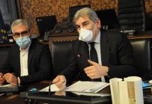 A fine giugno i 18 milioni per le bonifiche Il sindaco Mattia Palazzi e l’assessore regionale Raffaele Cattaneo