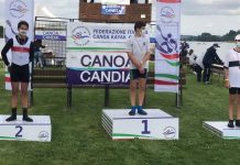 Canoa – Alberini e Ballarini (Canottieri Mincio) sul podio a Candia Andrea Alberini secondo a Candia