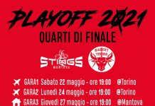 Basket serie A2 m – Staff, il calendario dei play off con Torino. Sabato gara-1 alle ore 19