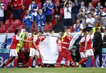 Paura Eriksen e gol Pohjanpalo, Danimarca-Finlandia 0-1