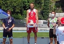 Atletica leggera – Salto in lungo: Luca Mondini trionfa a Bolzano Luca Mondini sul podio a Bolzano