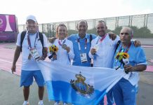 Tiro a volo mixed team, argento San Marino con Perilli-Berti