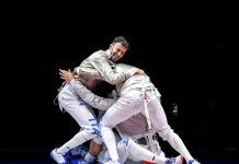 Argento Italia nella sciabola a squadre uomini