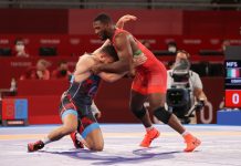 Bronzo Conyedo nella lotta libera 97 kg