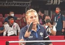 Tennis Tavolo Paralimpiadi – Brunelli si ferma ai quarti nel singolare