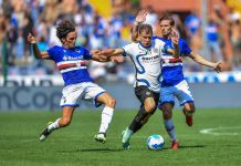 L’Inter frena a Marassi, è 2-2 contro la Samp