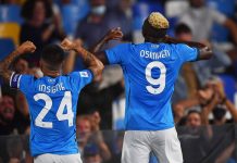 Napoli-Cagliari 2-0, partenopei in testa a punteggio pieno
