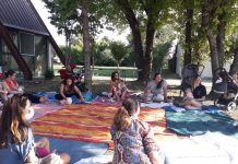 Gravidanza, gli incontri si trasferiscono in giardino