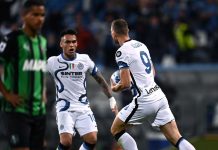 L’Inter vince in rimonta, 2-1 in casa Sassuolo