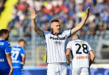 Atalanta 4-1 a Empoli, pari Genoa-Sassuolo e Udinese-Bologna