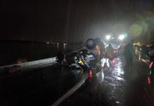 Maltempo: pioggia battente, tuoni e incidenti. Auto si rovescia sulla Legnaghese, ferita una 72enne