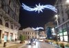 Luminarie accese in centro a Mantova, ma solo per prova