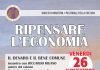 “Il denaro e il bene comune”, incontro con Riccardo Milano il 26 novembre nella Sala delle Capriate