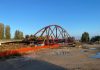 Varo del primo arco del nuovo ponte di San Benedetto che sarà chiuso dal 2 al 5 dicembre