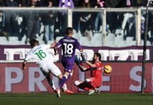 Calcio: Serie A. Fiorentina in rimonta sul Sassuolo, finisce 2-2