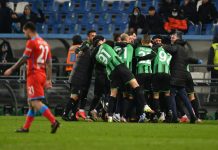 Il Napoli si fa rimontare ma rimane primo, 2-2 col Sassuolo