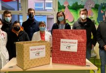 Da Gioventù Nazionale (Fd’I) giocattoli in regalo ai bambini in Pediatria