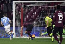 La Lazio si rilancia con Immobile, tris alla Salernitana