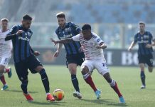 Atalanta ko in casa, 2-1 del Cagliari con doppietta di Gaston Pereiro