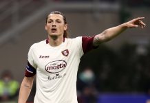 Salernitana-Sassuolo 2-2, Djuric evita il ko granata