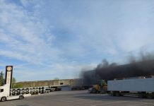 Incendio allo stabilimento della TesiSystem di Castelbelforte, danni ingenti