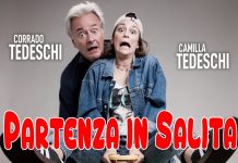 “Partenza in salita” con Corrado e Camilla Tedeschi il 20 maggio in teatro a Marmirolo