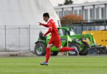 Calcio Serie C – Paudice: “Mantova giovane, ma forte. Monachello e Guccione le nostre guide” esultanza Paudice Luca (Mantova)