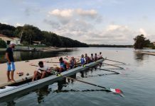 Canottaggio azzurro a Sabaudia per preparare il Mondiale