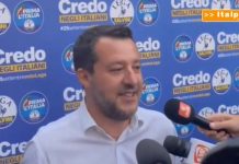 Salvini “La Russia in Italia non ha comprato nessuno, attendo le scuse di Letta e Conte”