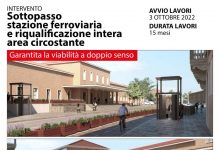 Sottopasso della stazione Fs: da lunedì via al cantiere. durata dei lavori: 15 mesi. Garantito il doppio senso di marcia