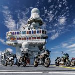 La Moto Guzzi V100 Mandello “Aviazione Navale” si presenta a bordo della Cavour