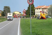 Castiglione: carambola tra auto e furgone. Una 68enne a Cremona in elisoccorso