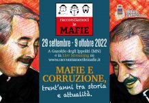 Oggi il 5° appuntamento con “Raccontiamoci le mafie”