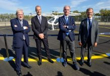 Il primo vertiporto italiano inaugurato all’aeroporto di Fiumicino