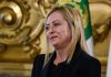 Passaggio di consegne fra Draghi e il nuovo premier Giorgia Meloni
