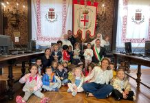 I piccoli della “Casa dei Bambini” in Comune