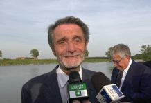 Il governatore Fontana a Sermide ed Ostiglia